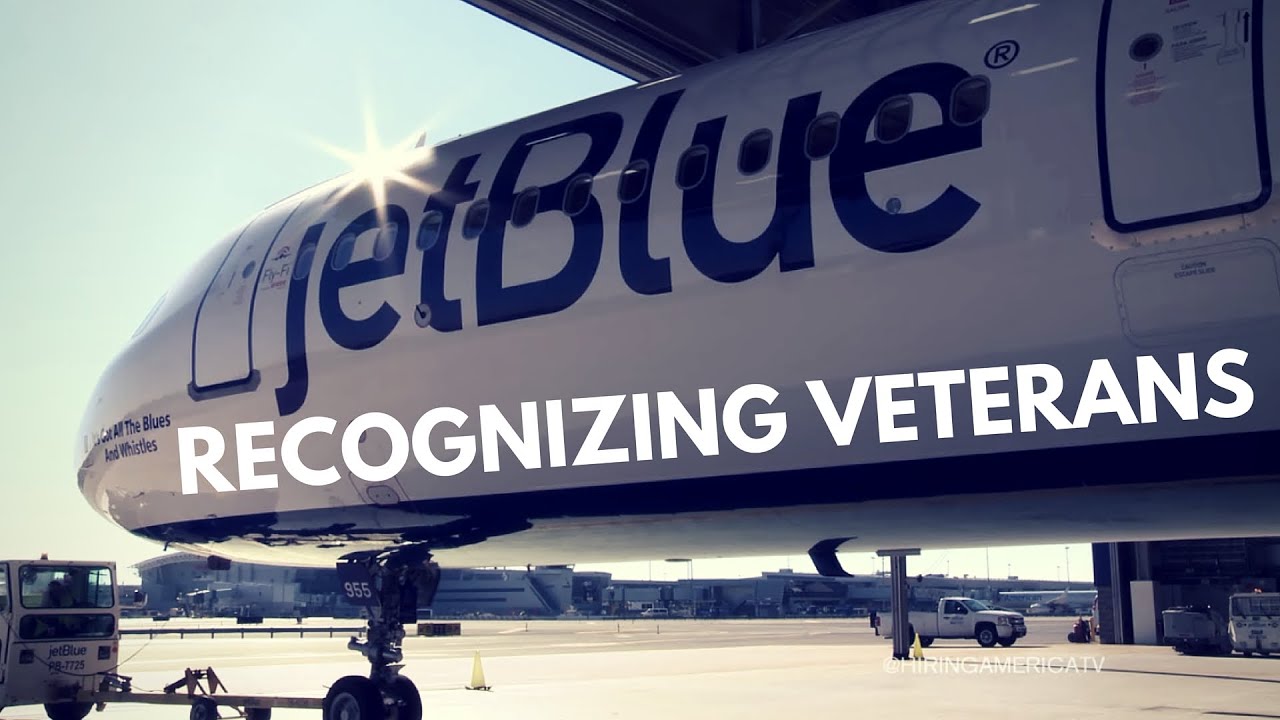 Jetblue Recognizing Veterans on Hiring America YouTube