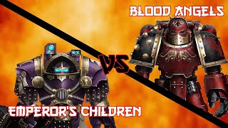 Horus Heresy Battle Report - Emperor's Children vs Blood Angels - 3000pts