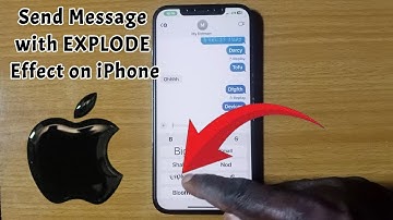 How to Send Message with EXPLODE Effect on iPhone #iphone