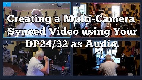 Creating A Multi-Camera Sync using your DP24/32 as Audio
