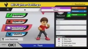 How to make a Mii Fighter in less than 30 Seconds