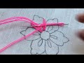 How To Sew Flower, Learn To Sew Work, Hand Embroidery Flower Sewing Tutorial By mema bordados