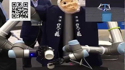 sake-serving robot (dual arm)