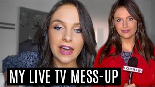 VLOG: i messed up big time on live tv