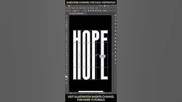 Wavy Text Effect In Illustrator  #shorts