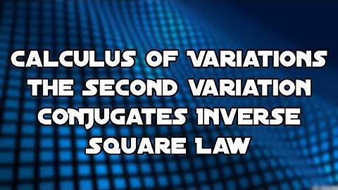 Conjugate Points Inverse Square Law