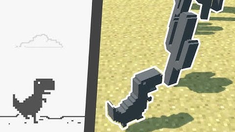 Chrome T-Rex game but 3D
