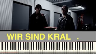 Wir sind Kral Ezhel & Ufo361 Piano Tutorial Instrumental Cover Resimi