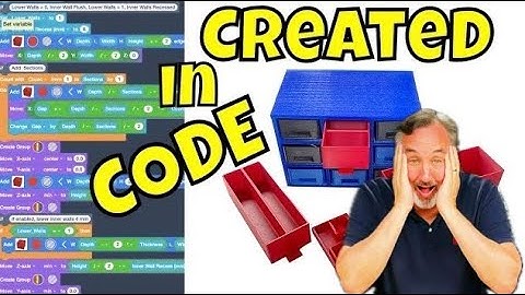 Auto Generate 3D Prints using Tinkercad Code Blocks