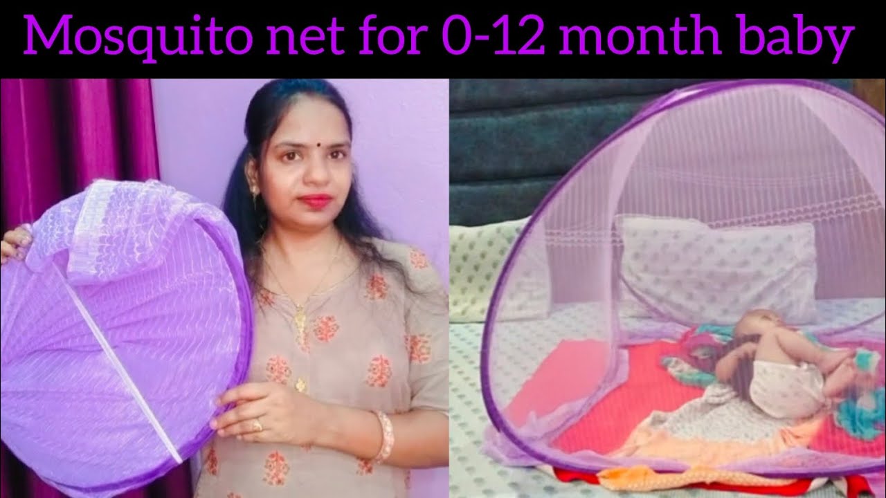Mosquito net for 0-12 month baby| बच्चों की मच्छरदानी| #mosquito #mosquitonet #flipkart #newbornbaby