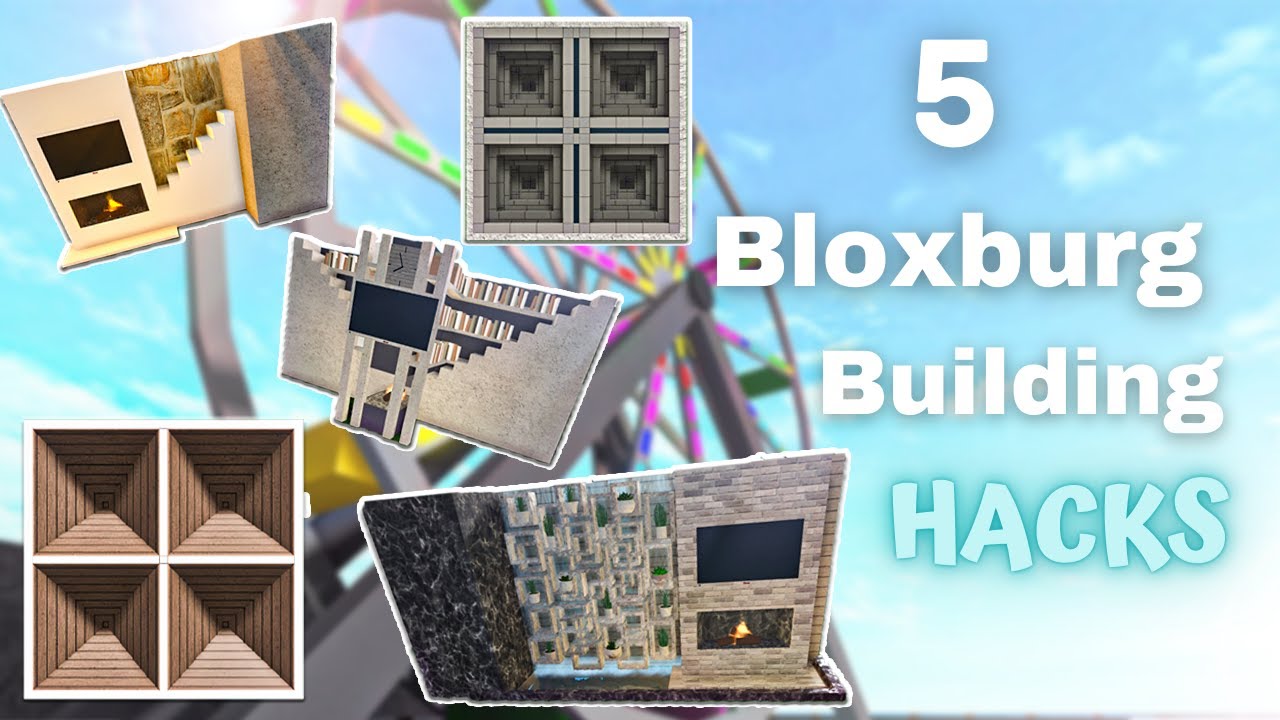 Bloxburg 5 Building Hacks Ideas Roblox Youtube - hyper roblox bloxburg building hacks