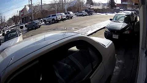 Another surveillance video of Joseph Deluca throwi...