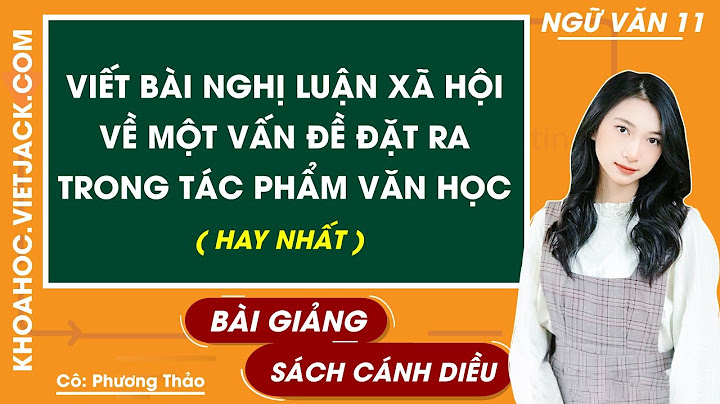 Bài viết số5khối 11 nghị luận văn học