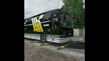 Kallada Scania Bus On Speedbreaker 😘 #shorts