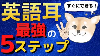 英語リスニング爆上がり勉強法５ステップ｜英語リスニングやり直し決定版【実演解説付き】