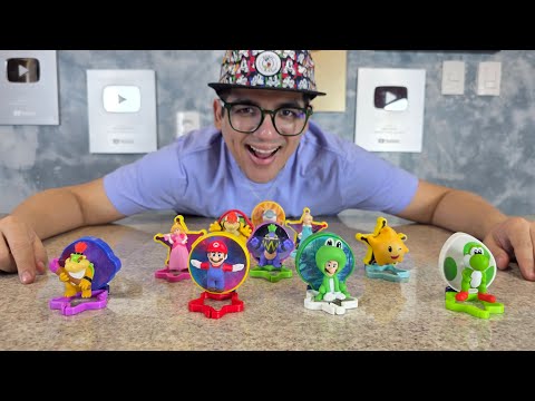 COLEÇÃO DO SUPER MARIO GALAXY NO MC LANCHE FELIZ DE MARÇO 2026!