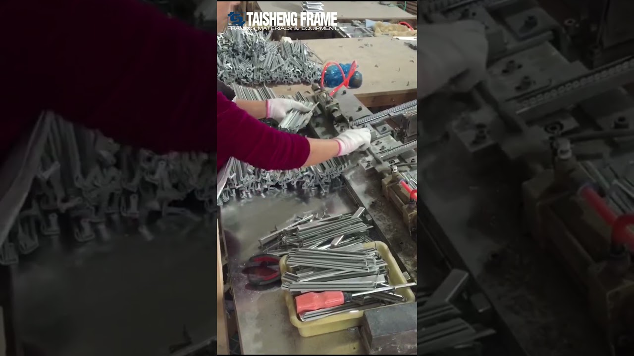 TS-J49 saw tooth corner for pvc frame moulding assembly joint machine install corner into profile