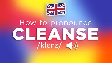 How To Pronounce Cleanse (100% NATIVE Speaker!!)