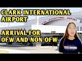 CLARK INTERNATIONAL AIRPORT ARRIVAL AND QUARANTINE PROCEDURE FOR  OFW AND NON-OFW