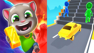 Talking Tom Time Rush VS Shape shifting - All Levels Gameplay Android, ios (Part 2)