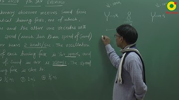 JEE MAIN 2020 Sound wave  -01 (7th JAN S2) By SSI Sir B.Tech IIT Delhi