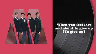 Four Tops - Reach Out I&#39;ll Be There (Lyric Video)