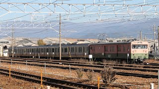 E217系クラY-32編成クハE217-32_サハE217-32_モハE217-32_モハE216-1032入場―構内移動　長野総合車両センター
