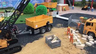 RC Crane Unboxing and RC world construction action!