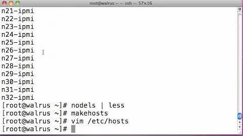 xCAT episode 3:  Defining IPMI devices