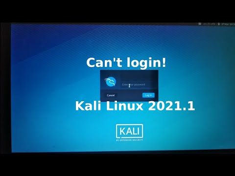 Fix Login Loop Problem || Kali Linux 2021.1