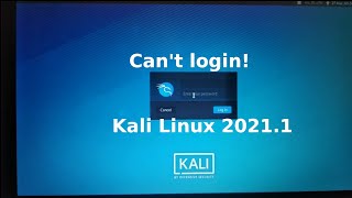 Fix Login Loop Problem || Kali Linux 2021.1