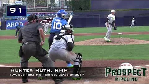 Hunter Ruth Prospect Video, RHP, F.W. Buchholz Hig...