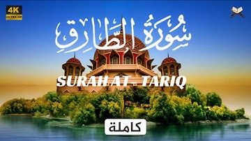 سورة الطارق مكتوبة علاء عقل - جودة عالية - Surat ATariq Ala Aql