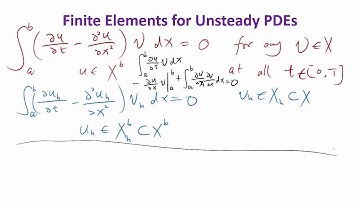MIT Numerical Methods for PDEs Lecture 16: Finite Element for Unsteady PDEs