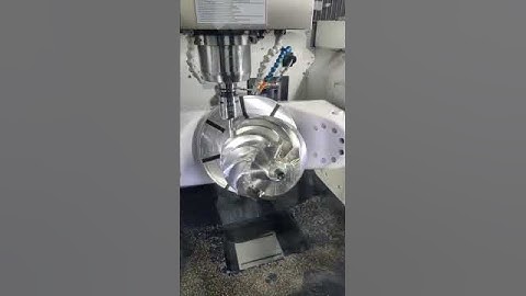 CNC Machining In Action!  #cnc #cncmill #cnclathe CNC Machining Center Milling Metal Impeller