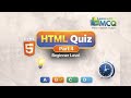 Quiz On HTML5 For Beginners With Explanation | Part - 4 #htmlforbeginners #interview 
