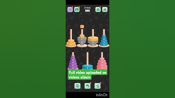 Tower of Hanoi sort level 580