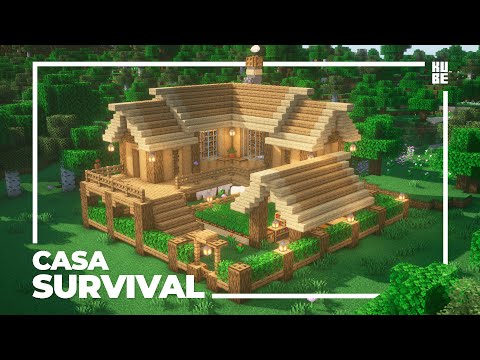 Minecraft: como hacer una CASA MODERNA 1.19 grande #8✓