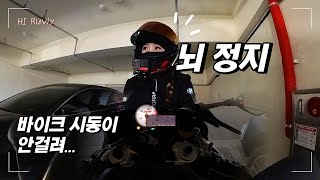 [루블리_ HI Ruvly] 3개월만에 오토바이 봉인해제를 했더니..  (부제: 극 내향형 여성라이더의 하루)｜BMWS1000RR ｜로얄앤필드｜다이네즈디스토어부산｜MOTOVLOG