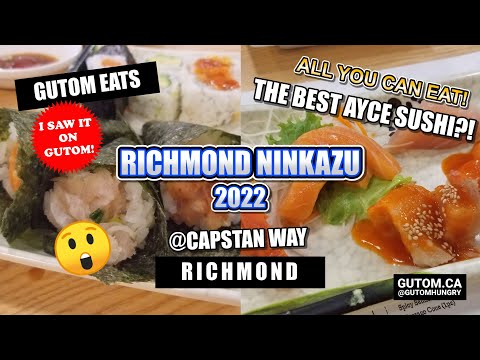 ALL YOU CAN EAT! SUSHI RICHMOND NINKAZU 2022 JAPANESE ROBATA RICHMOND BC #AYCE | #VANCOUVERBC