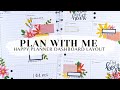 PLAN WITH ME 📒 | HAPPY PLANNER DASHBOARD LAYOUT | BRIGHT SUMMER FLOWERS | JUNE 26 - JULY 2