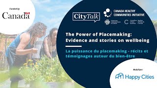 The Power of Placemaking: Evidence and stories on wellbeing