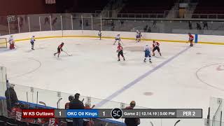 Aspen Battles Shot On Goal Okc Vs. Dodge City Game 2