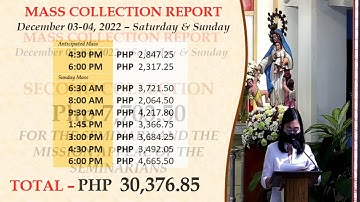 3RD SUNDAY OF ADVENT [December 11, 2022] 9:30 AM