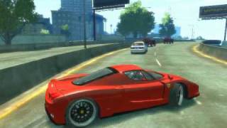 GTA IV - Ferrari Enzo + Better City Texture + VisualIV Mod