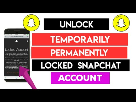 How to Unlock Your Snapchat Account 2020 | Unlock Snapchat Permanently /Temporarily Locked Account