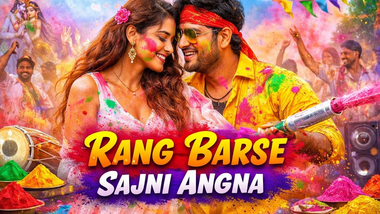 DJ Holi Bhojpuri Song | Rang Barse Sajni Angna | Fagua Dance