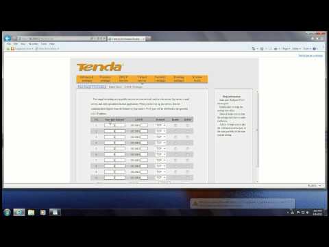 How to Set Up Port Forwarding on the Tenda W316R Router