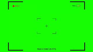 Camera Recorder Frame - Green Screen || By Green Screen Tutorial