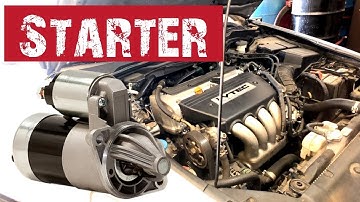 ⚙️2002-2007 Honda Accord Starter Replacement 2.4 Liter Engine